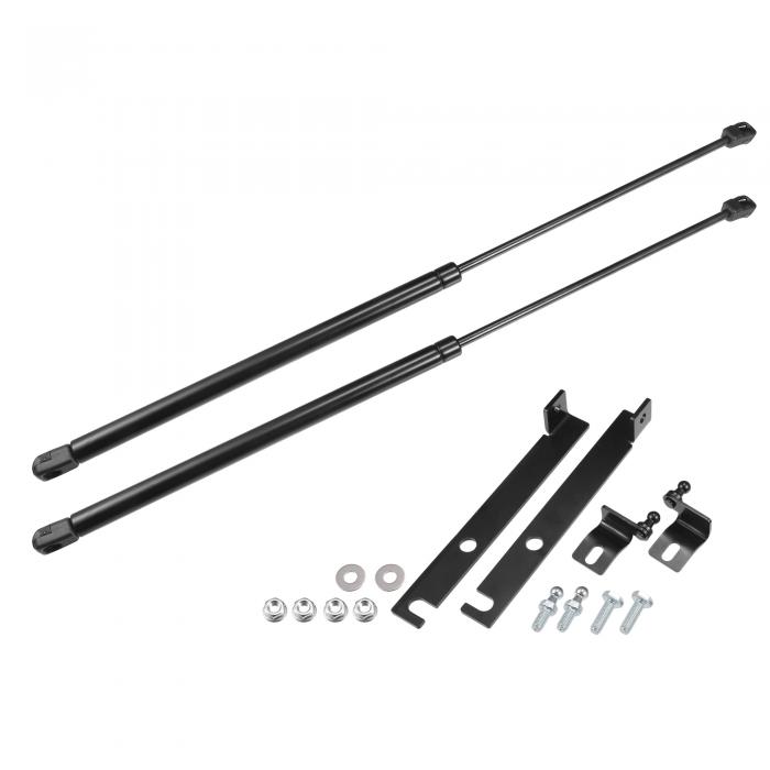 X AUTOHAUX Toyotaに対応カローラE210 2018-2020用フロントフードリフトサポートストラットショックガススプリング2個セット ブラ ック