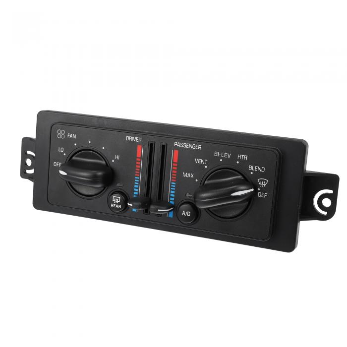 uxcell 車の気候制御スイッチパネル A/C デュアル温度制御ノブ Buickに対応 Regalに対応 1997-2004に対応 Buickに対応 Centuryに対応 1997-2005に対応 10308120 1572734