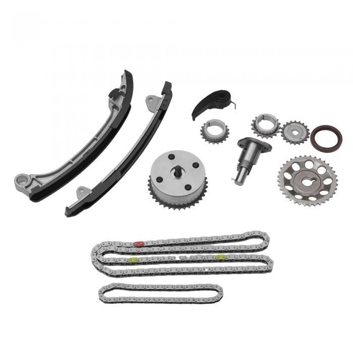 X AUTOHAUX エンジン タイミング チェーン キット Toy otaに対応 RAV4 2.0L 2001-2003 用 RAV4 2.4L 2004-2008 Camry Highlander Solara Corolla Matrix 交換用 TS21002 TK2040G