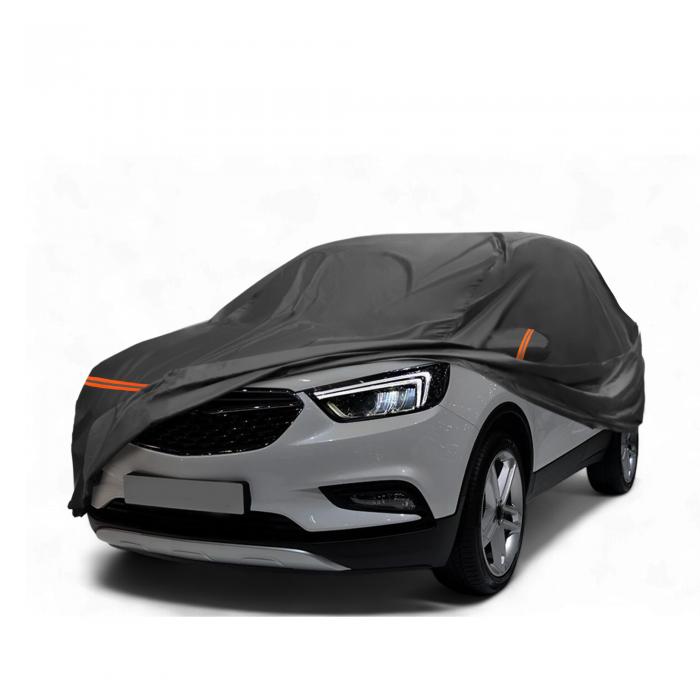 X AUTOHAUX opelに対応モッカ2012-2019用の車カバーPEVAスパンレース綿 自動車カバー ボディカバー カーカバー 防水性アップ 雹対策 日焼け防止 梅雨対策 防炎 防塵 雪/強風/黄砂対策 乗客用ドアジッパー ブラック 9,362円