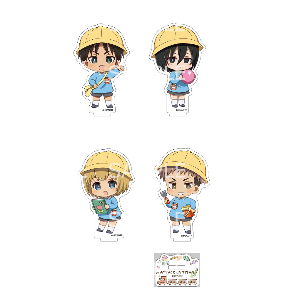 【予約 06/17 入荷予定】 進撃の巨人 アクリルスタンド(園児)BOX A ※BOX販売 グッズ画像
