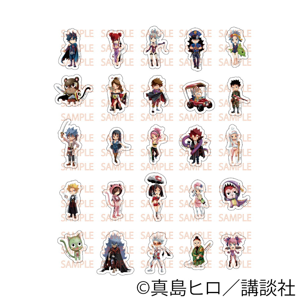 【予約 09/09 発送予定】 FAIRY TAIL アクリルクリップ vol.2 ※ブラインド販売 グッズ画像