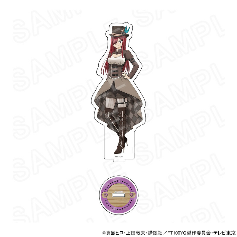 【 09/09 発送予定】 TVアニメ「FAIRY TAIL 100年クエスト」 描き下ろし アクリルスタンド エルザ・スカーレット グッズ画像
