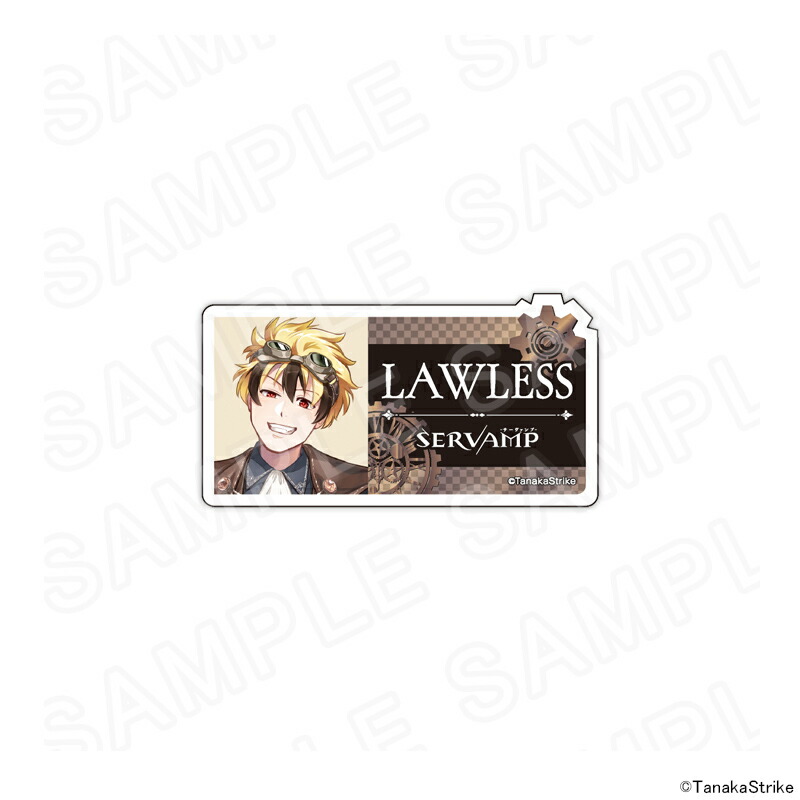【 02/18 発送予定】 『SERVAMP-サーヴァンプ-』アクリルネームバッジ　ロウレス グッズ画像