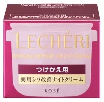 【飲み薬部外品】LECHERI ルシェリ リンクルリペア ナイト爵皮膚軟化剤 つけかえ用 (40g)×3個仕かける 4971710296044 スキンケア-フェイスクリーム-美容・コスメ・香水