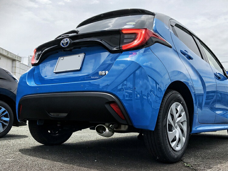 トヨタ 新型 ヤリス 消音器刃物 でかい直経 銀鼠 チタン青 オーバル シングル ステンレススチール 上側 後背 部分 トヨタ カスタム べべ脹れ上がる 宅配 Ph Services
