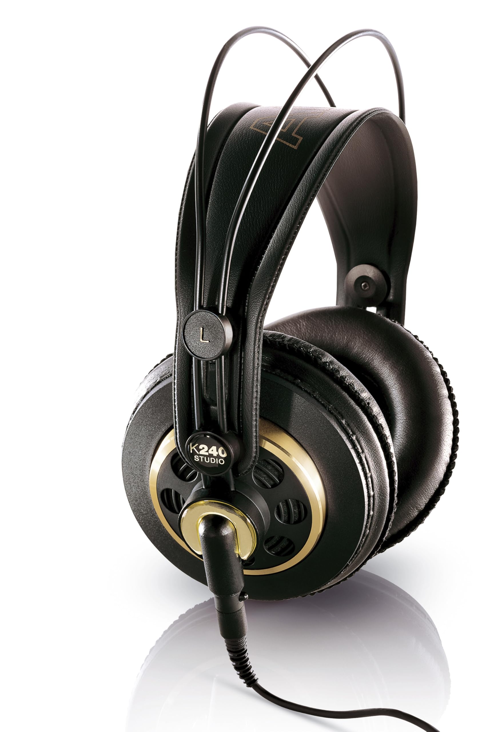【中古】【非常に良い】AKG 有線 セミオープン型ヘッドホン スタジオモニター K240S ブラック
