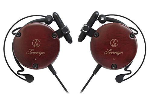 【中古】【非常に良い】オーディオテクニカ ATH-EW9 ヘッドホン 有線 耳掛け オンイヤー ウッドハウジング ブラウン 小型|ドリエムコーポレーション