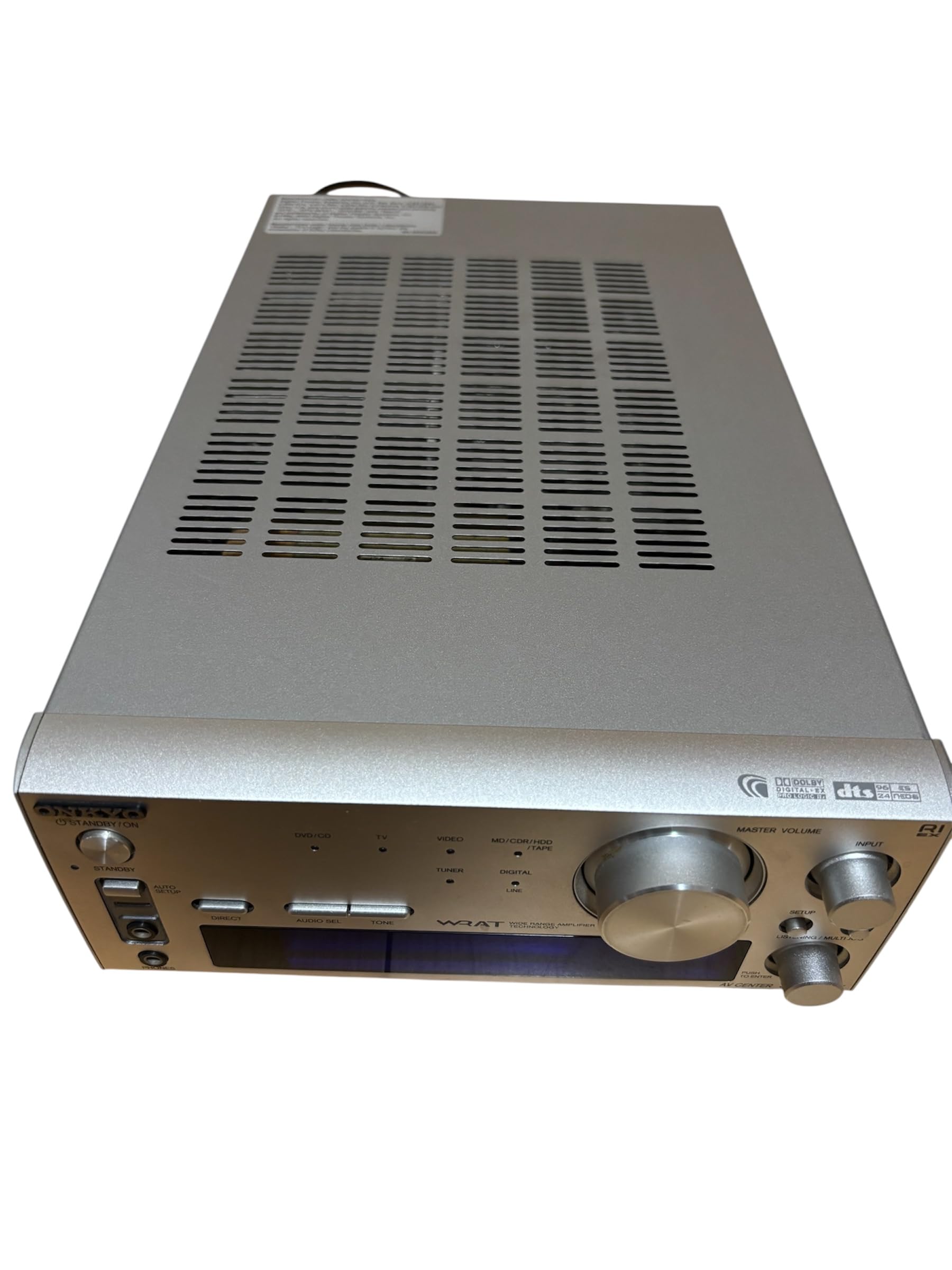 【中古】【非常に良い】ONKYO INTEC205 AVセンター 35W×3ch SA-907FX(S) シルバー