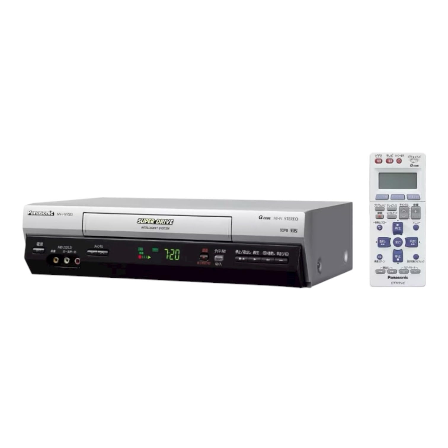 【中古】【非常に良い】パナソニック ビデオデッキ NV-HV72G-S
