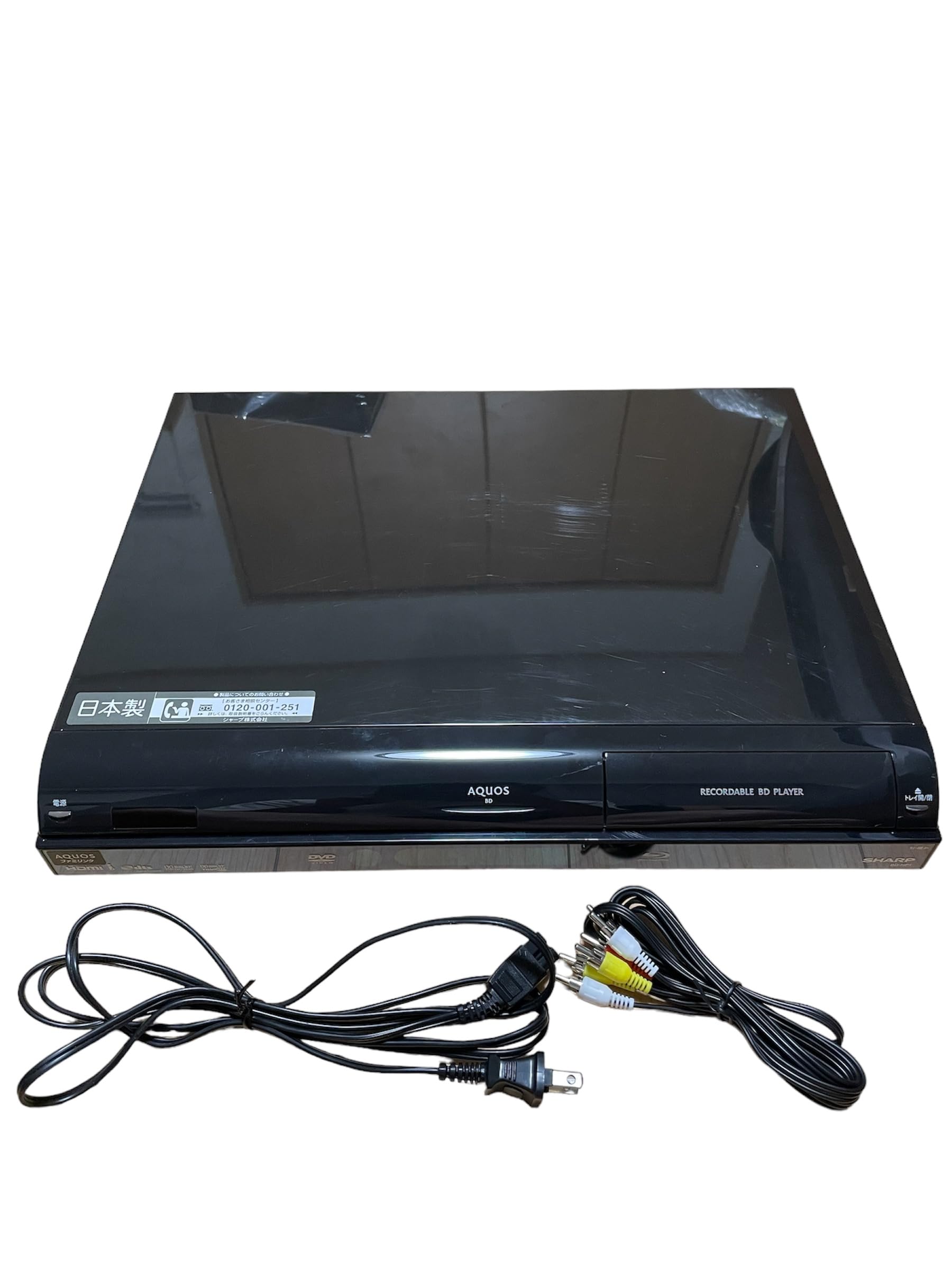 【中古】【非常に良い】シャープ ブルーレイプレーヤー ハイブリッド録画機能付 AQUOS BD-HP1|ドリエムコーポレーション