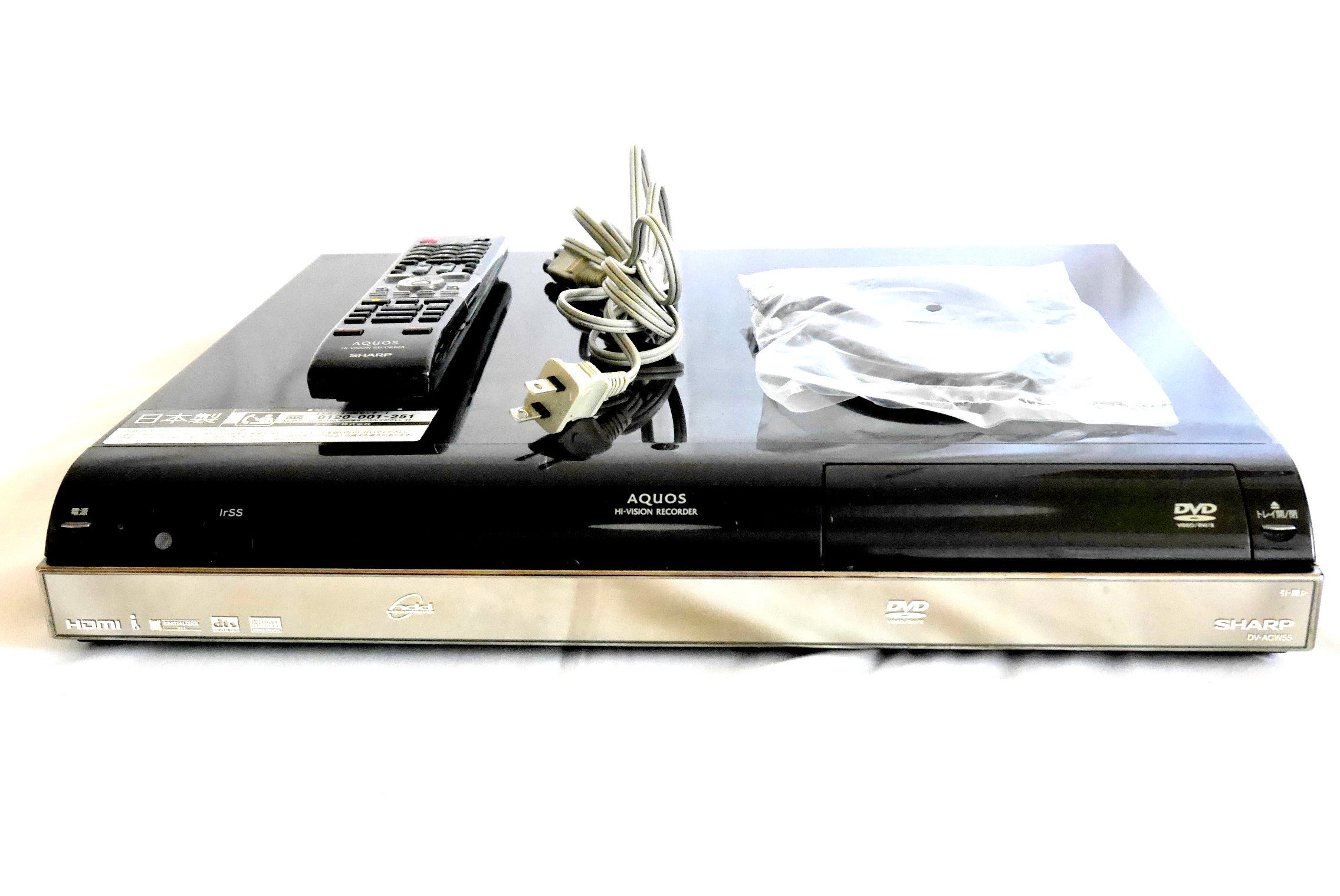 【中古】【人並み外れたに好いたらしい】SHARP AQUOS 地上・BS・110度CSデジタルフルハイビジョンレコーダー 500GB DV-ACW55