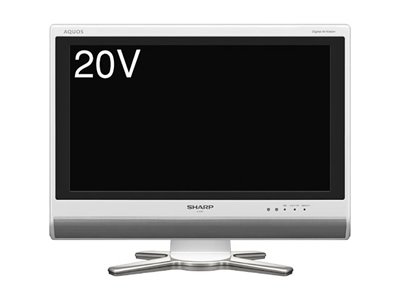 【中古】【非常に良い】SHARP 20V型 ハイビジョン 液晶テレビ ホワイト AQUOS LC-20D50-W