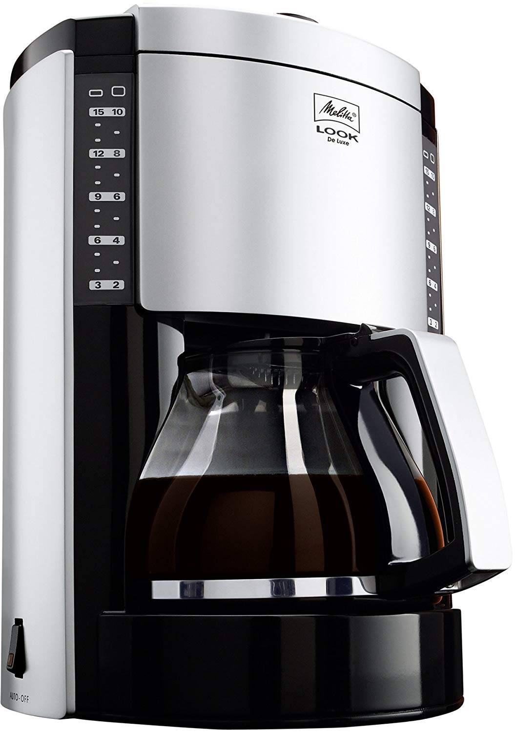 【中古】【非常に良い】Melitta ルック デラックスII ブラック 【2~10杯用・1×4のフィルターペーパーに対応】 MKM-9110/B