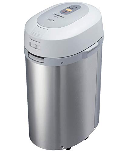 【中古】【非常に良い】パナソニック 家庭用生ごみ処理機 温風乾燥式 6L シルバー MS-N53-S