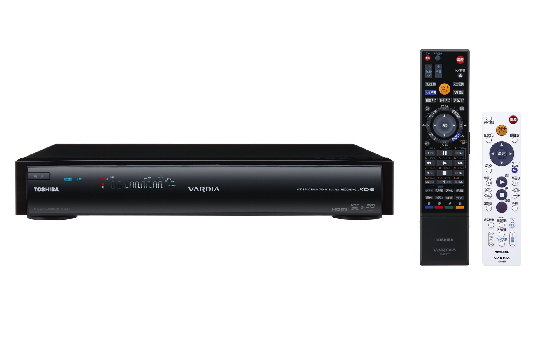 【中古】【非常に良い】TOSHIBA VARDIA 地上・BS・110度CSデジタルチューナー搭載ハイビジョンレコーダー HDD 320GB RD-S304K