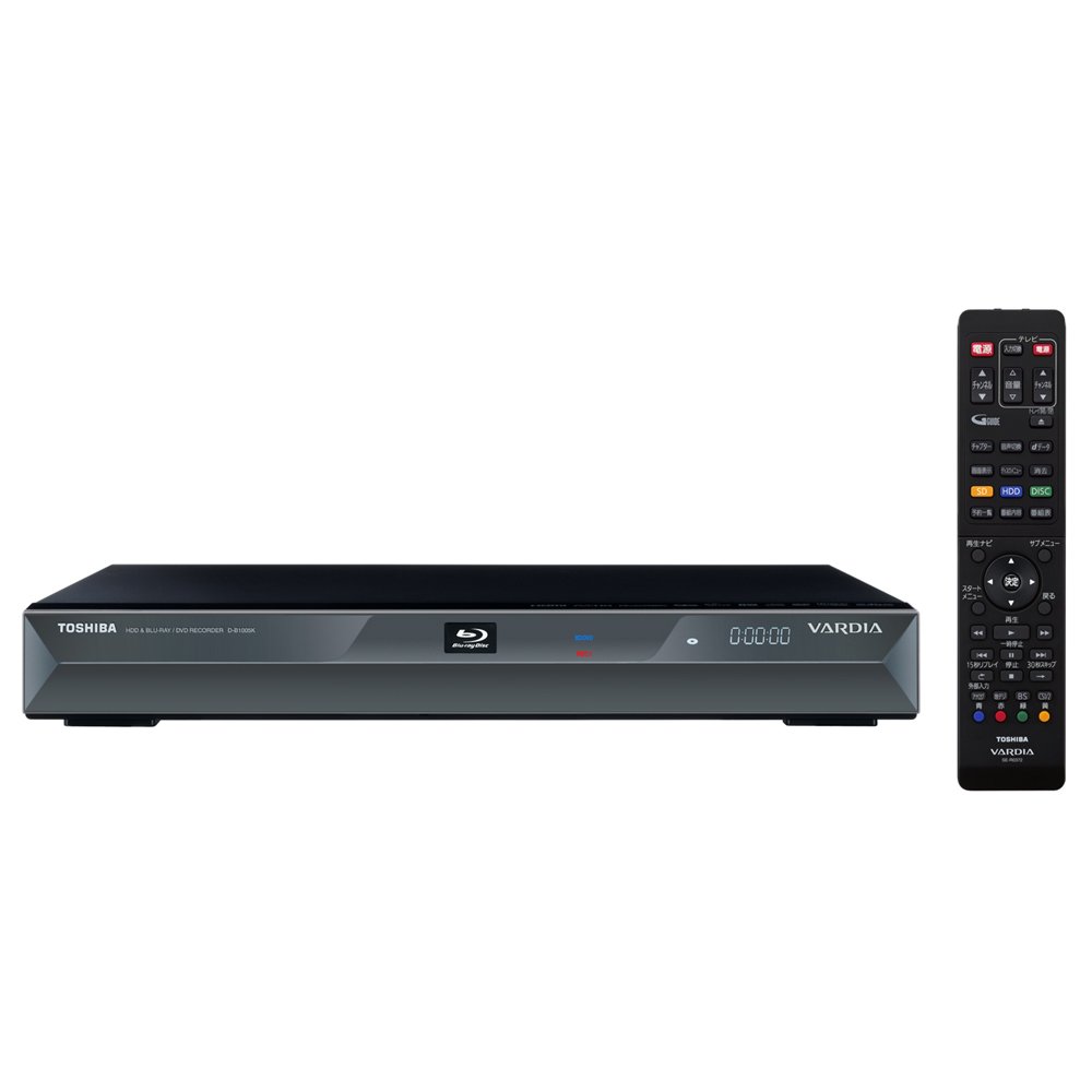 【中古】【非常に良い】東芝 VARDIA 1TB 2チューナー ブルーレイレコーダー D-B1005K｜ドリエムコーポレーション 19,899円