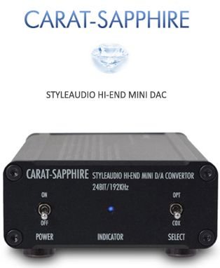【中古】【非常に良い】Styleaudio ヘッドホンアンプ・DAC CARAT-SAPPHIRE|ドリエムコーポレーション