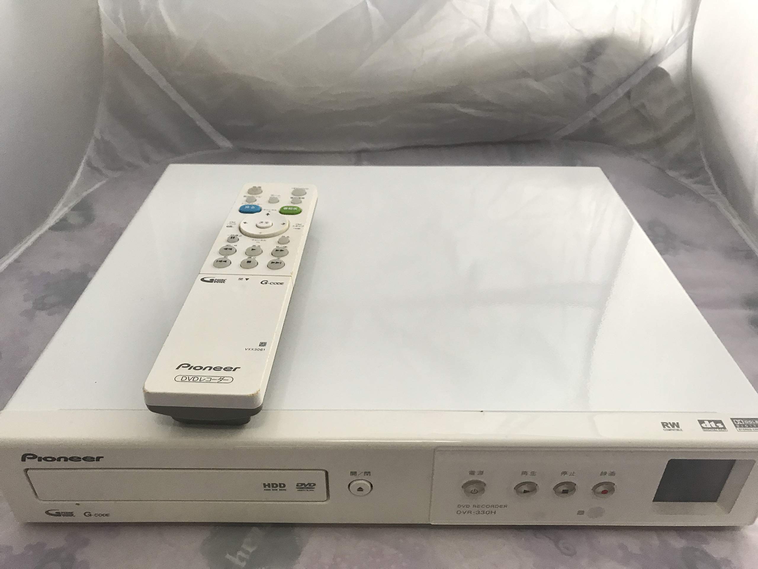 【中古】【人並み外れたに似つかわしい】開拓者 Prive HDD\u0026ヴィデオディスクリコーダー160GB HDD積み上げる DVR-330H-W 白いこと