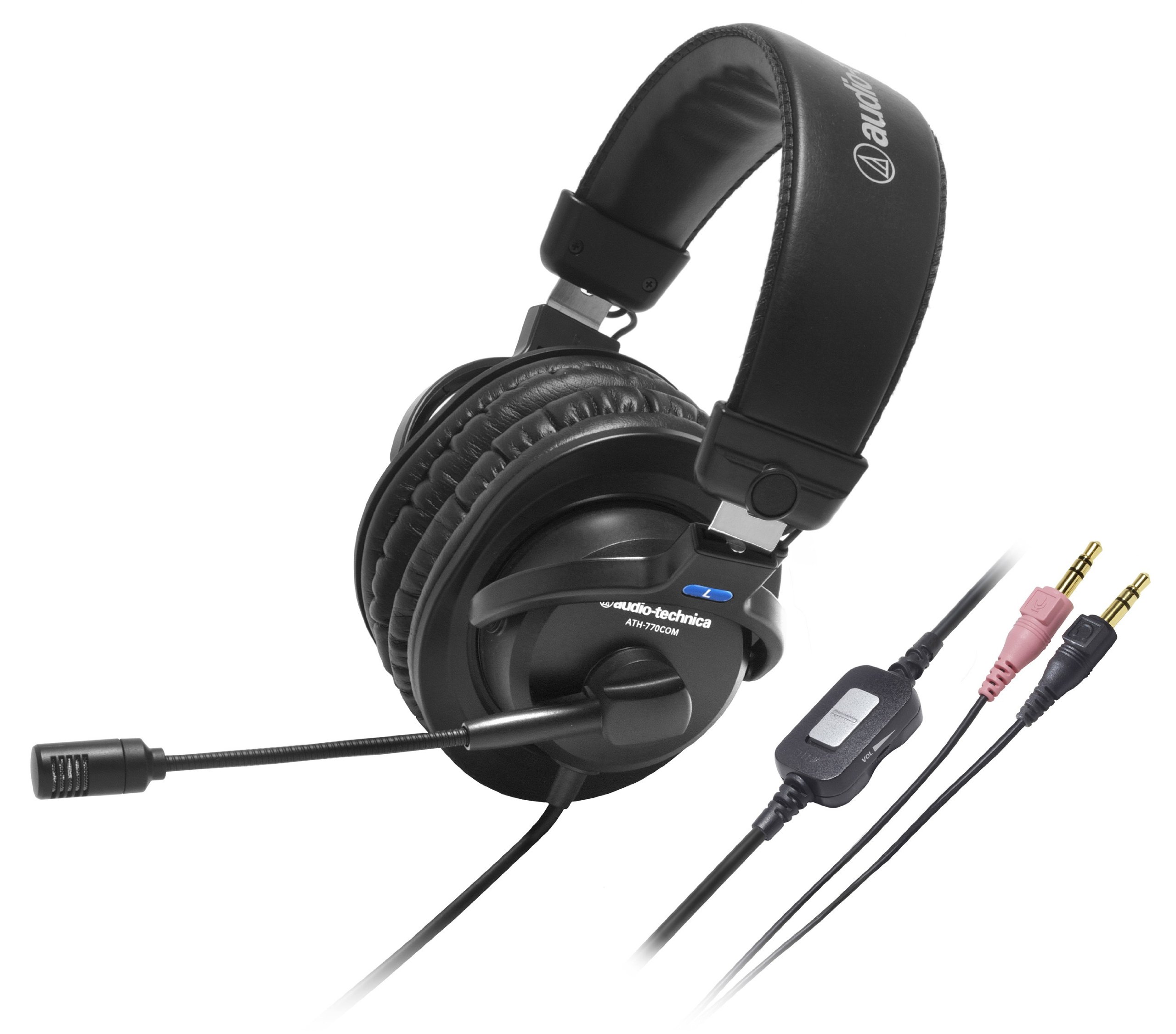 【中古】【非常に良い】audio-technica ステレオヘッドセット ATH-770COM