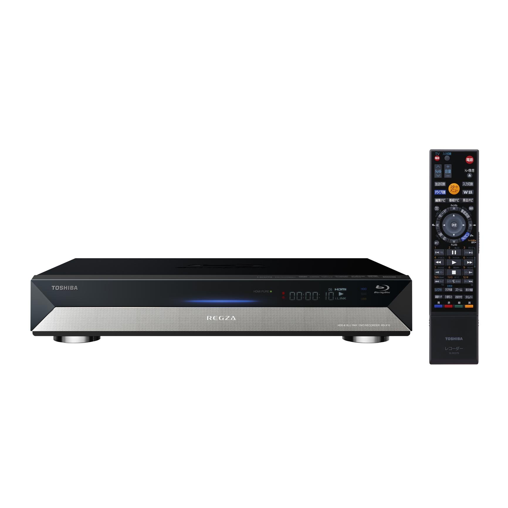 【中古】【非常に良い】東芝 2TB 2チューナー ブルーレイレコーダー REGZA RD-X10