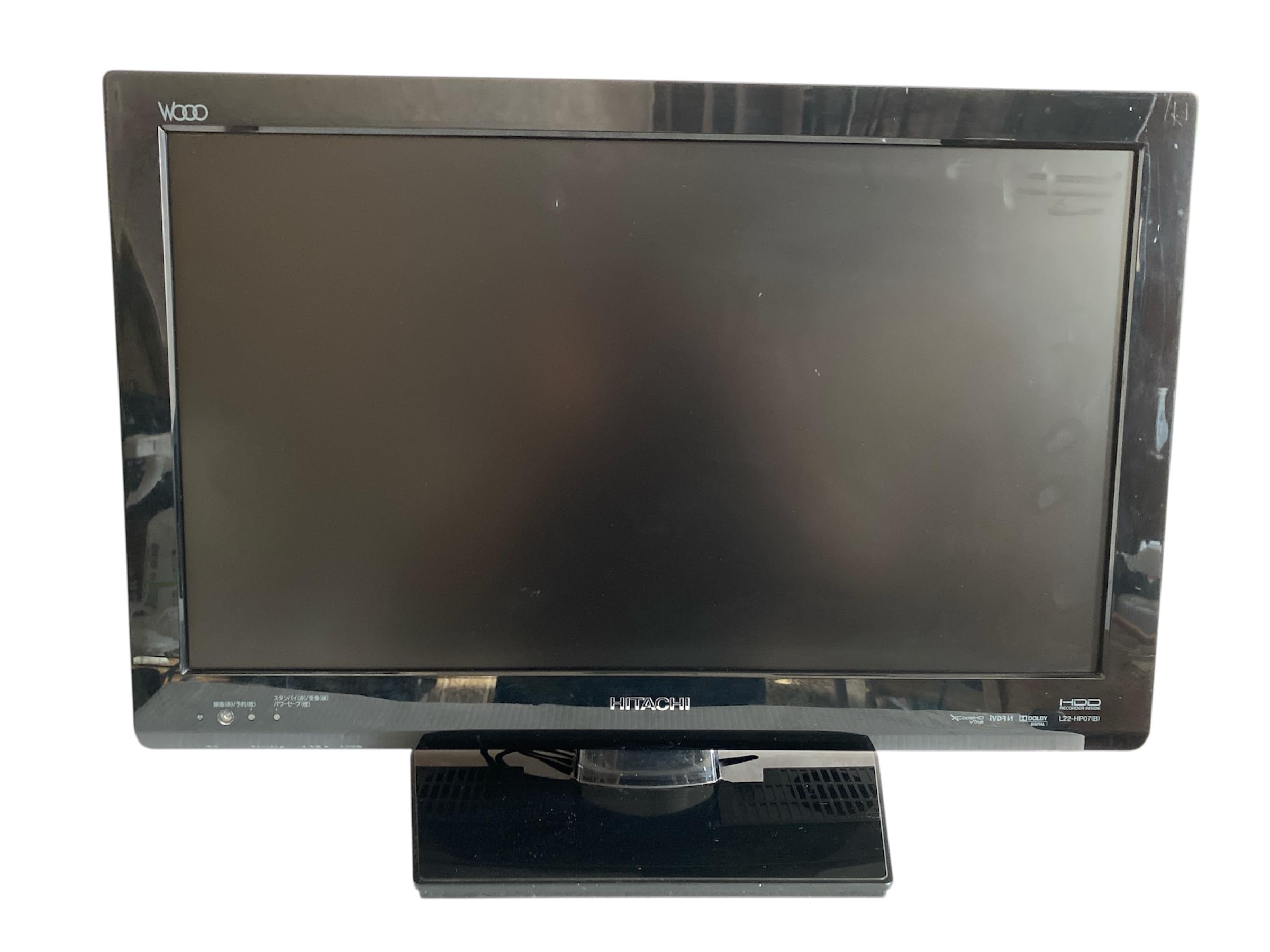 【中古】【非常に良い】日立 22V型地上・BS・110度CSデジタルハイビジョンLED液晶テレビ（320GB HDD内蔵＋iVDRスロット 録画機能付）Wooo L22-HP07-B｜ドリエムコーポレーション