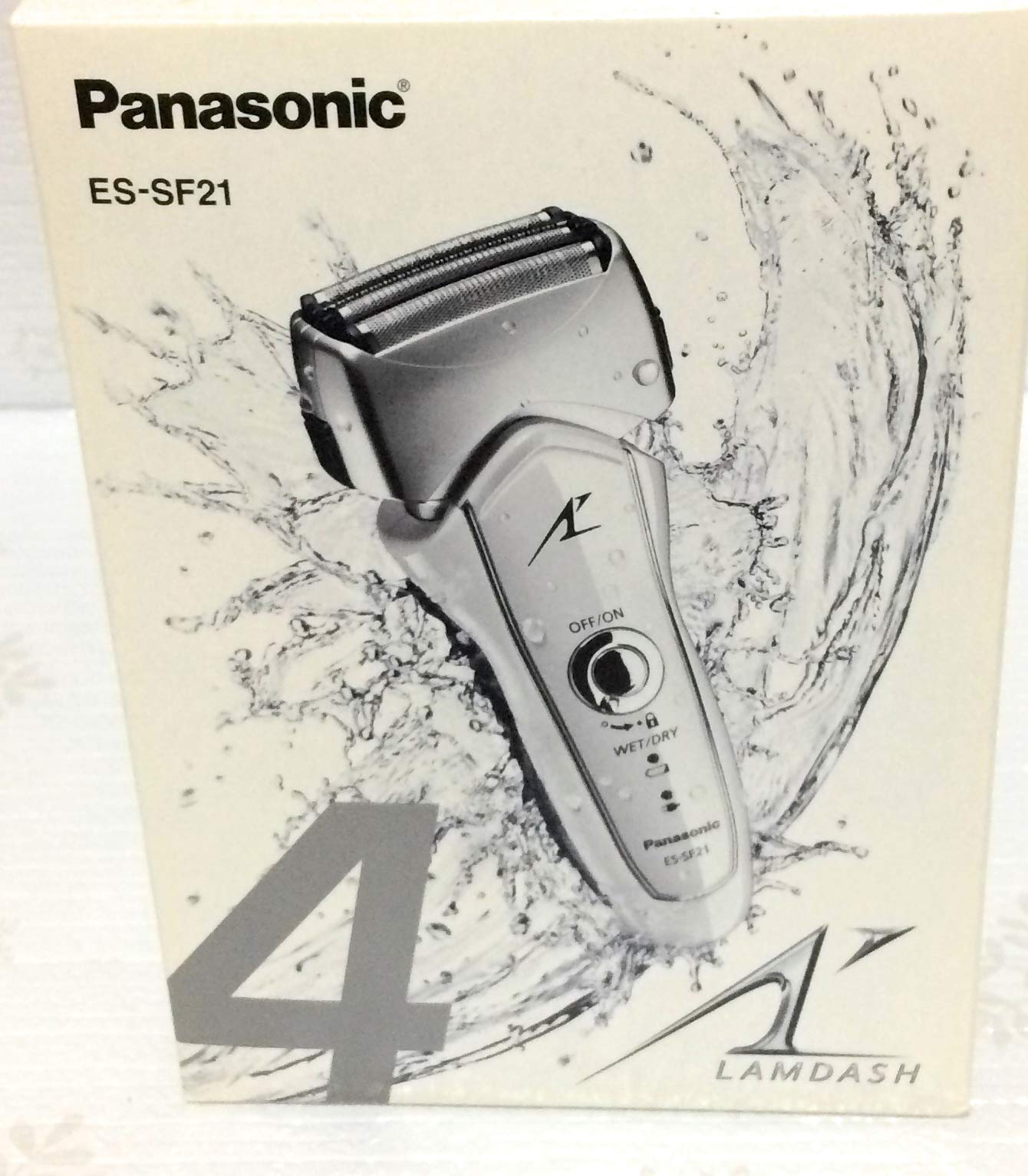 【中古】【非常に良い】パナソニック ラムダッシュ メンズシェーバー 4枚刃 白 ES-SF21-W｜ドリエムコーポレーション