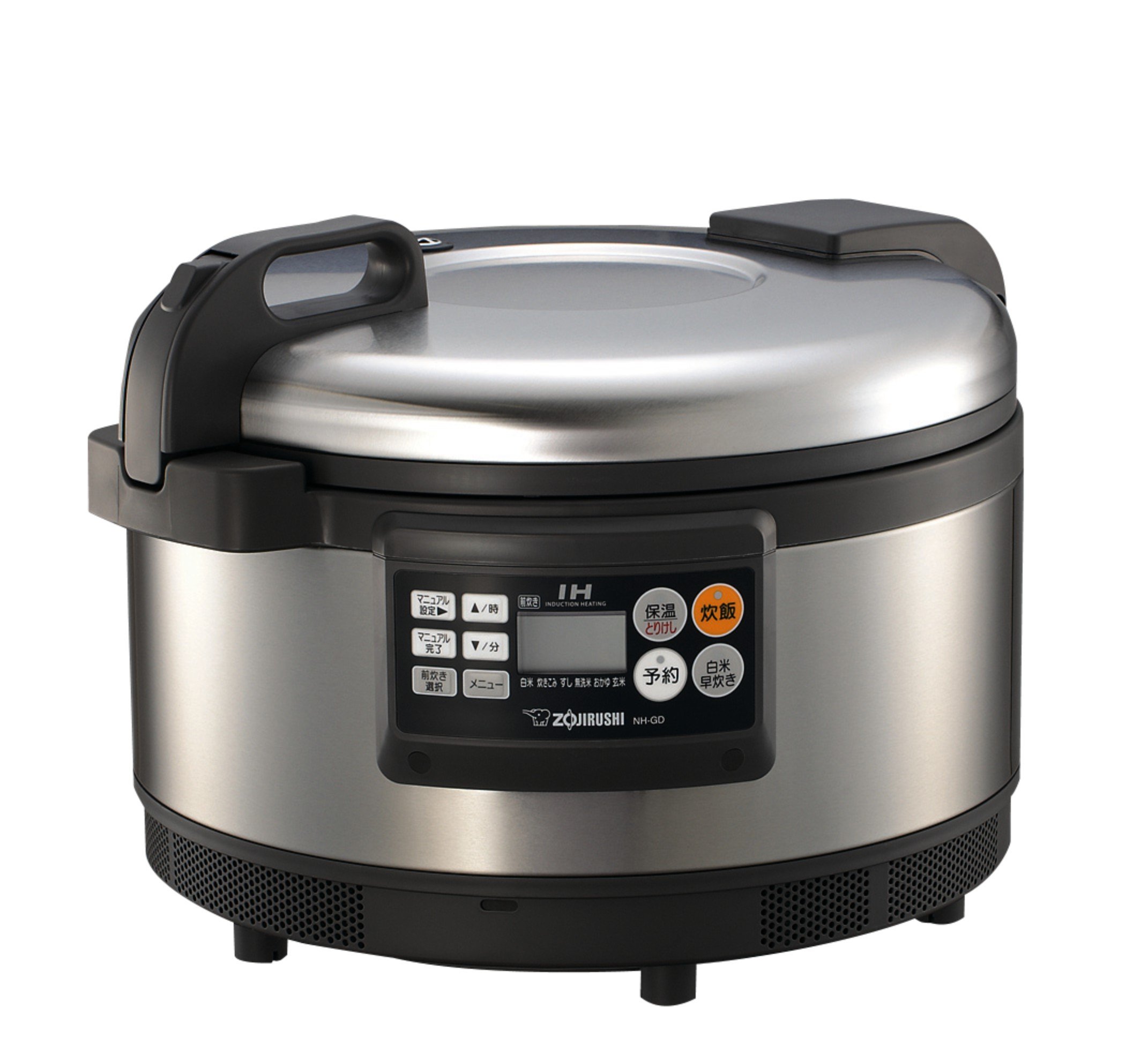 【中古】【非常に良い】象印マホービン 業務用IH炊飯ジャー 2升 ステンレス NH-GD36-XA｜ドリエムコーポレーション
