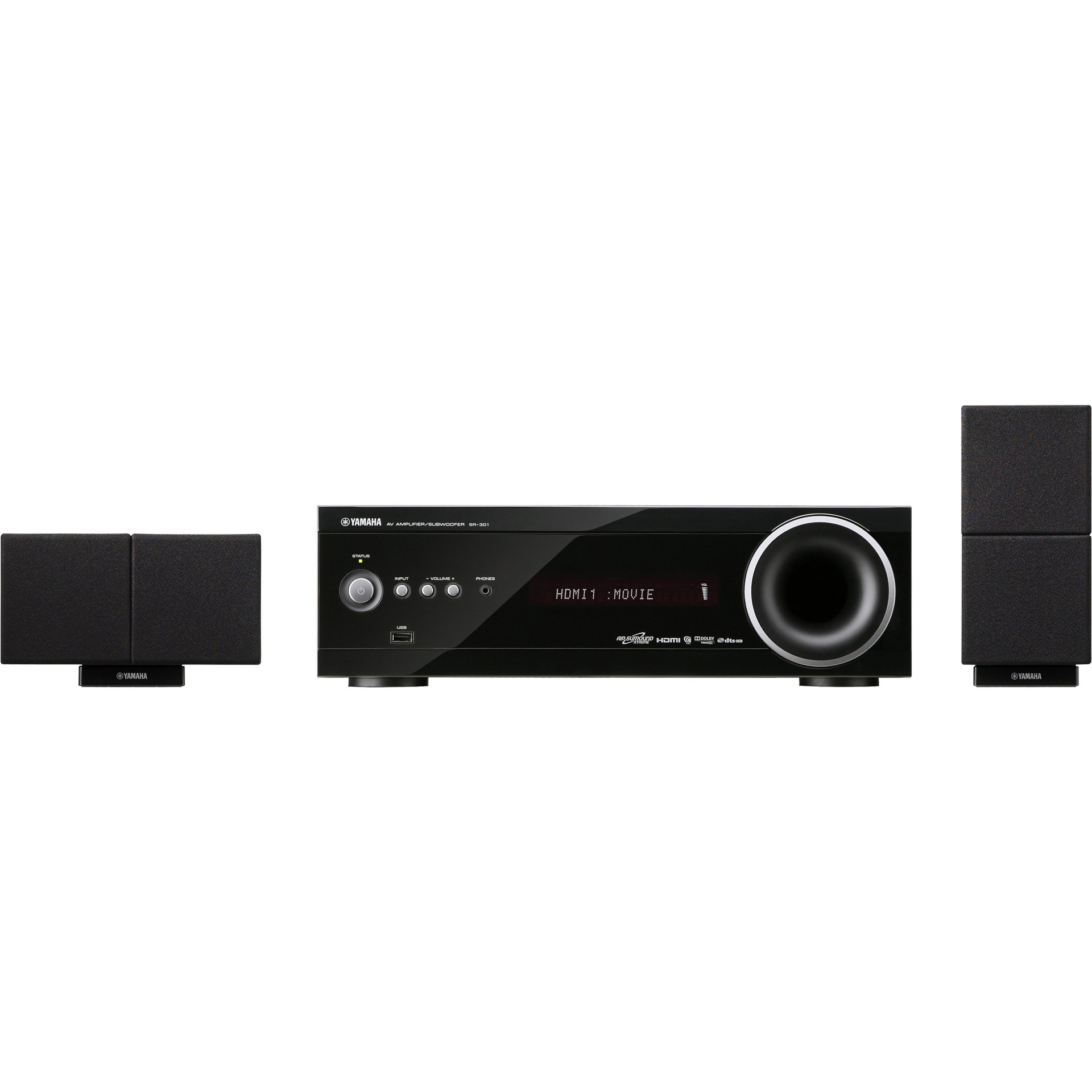 【中古】【非常に良い】YAMAHA ホームシアターパッケージ YHT-S351(B) ブラック YHT-S351B