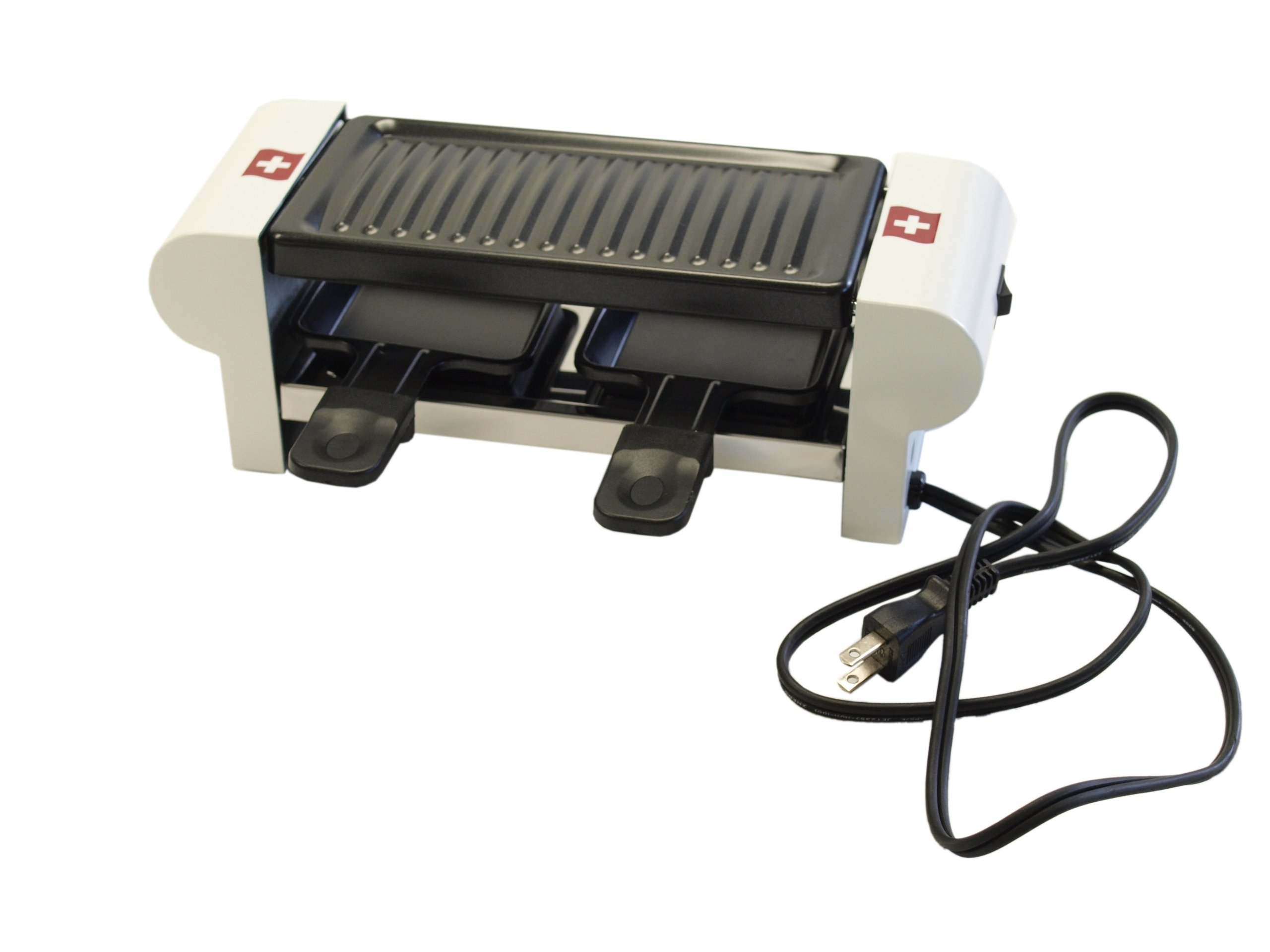 【中古】【人並み外れたに好いたらしい】NOUVEL RACLETTE DUO SWISS ラクレット 二人用 白いこと