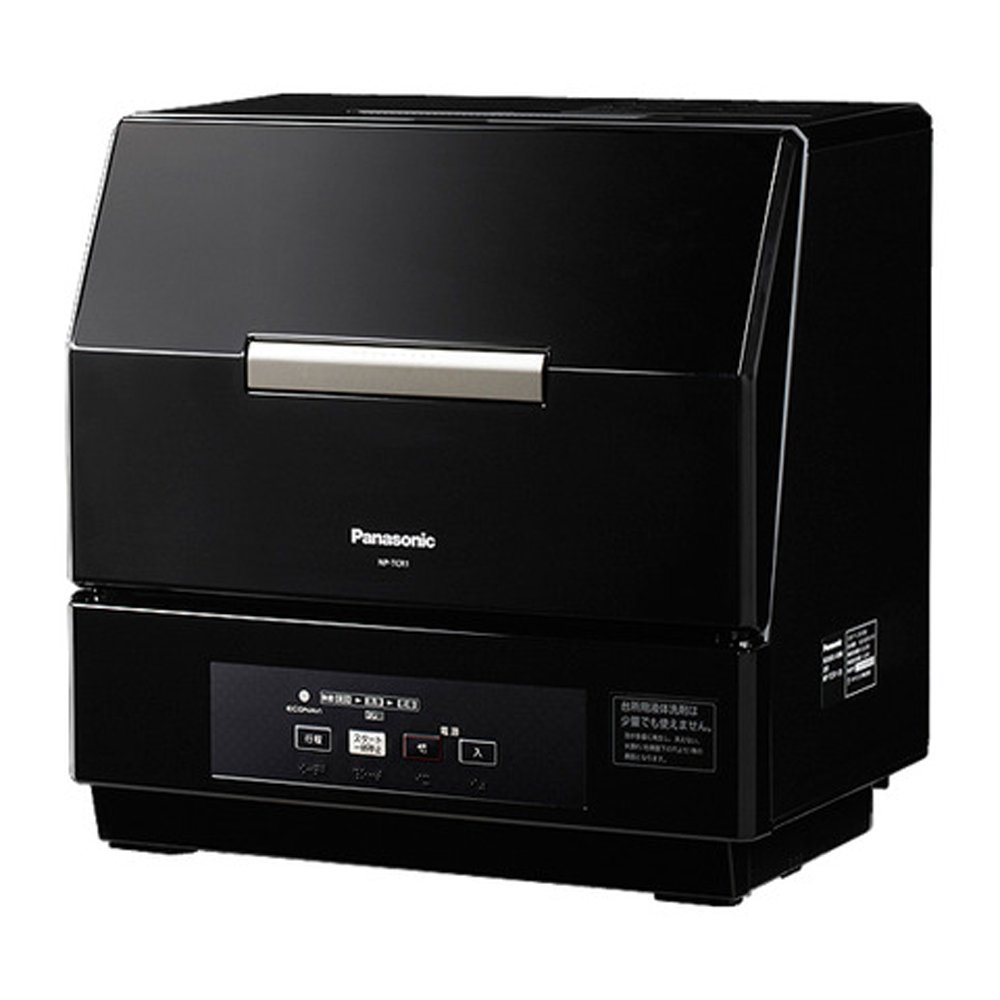 【中古】【非常に良い】プチ食洗 NP-TCR1-CK コモンブラック(食器洗い機)