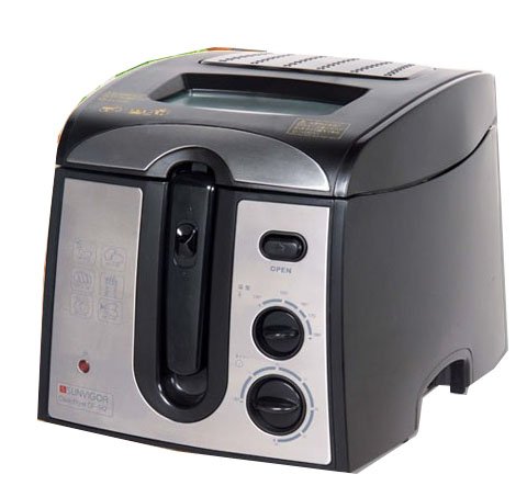 【中古】【非常に良い】【フタを閉めて揚げれる電気フライヤー】 クリーンフライヤー　DF-542｜ドリエムコーポレーション