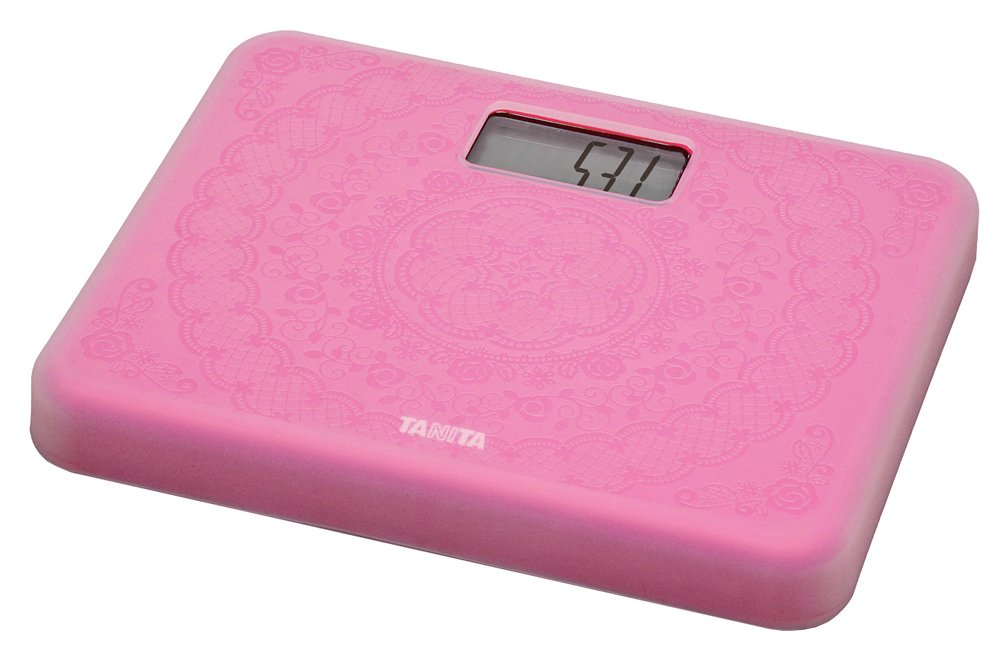 【中古】【非常に良い】タニタ デジタルヘルスメーター HD-377-SP(シリコンピンク) 乗るだけで電源ON|ドリエムコーポレーション