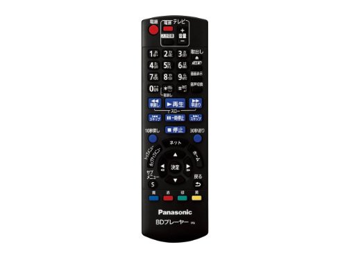 【中古】【人並み外れたに似つかわしい】Panasonic ブルーレイディスクプレーヤー用遠隔操作 N2QAYB000724