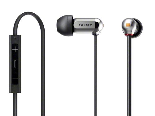 【中古】【非常に良い】SONY カナル型イヤホン リモコン・マイク付 シルバー XBA-10IP/S