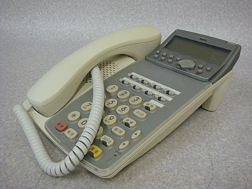 【中古】【非常に良い】DTR-8KH-1D(WH) NEC Aspire Dterm85 8ボタン 漢字表示＆電子電話帳対応電話機(WH) [オフィス用品] ビジネスフォン