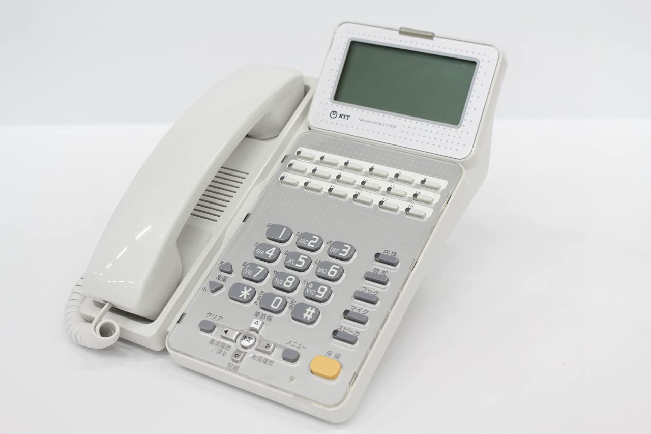 【中古】【非常に良い】GX-(18)BTEL-(2)（W） NTT αGX 18ボタン標準バス電話機 [オフィス用品] ビジネスフォン [オフィス用品] [オフィス用品]