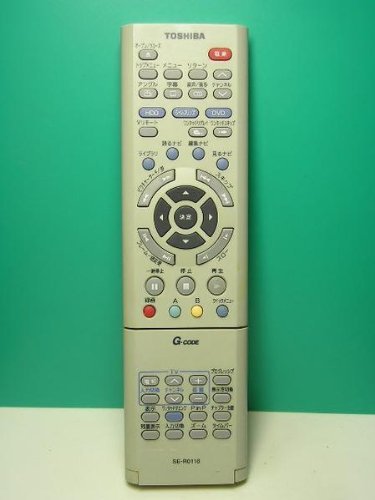 【中古】【非常に良い】東芝 HDD・DVDリモコン SE-R0116
