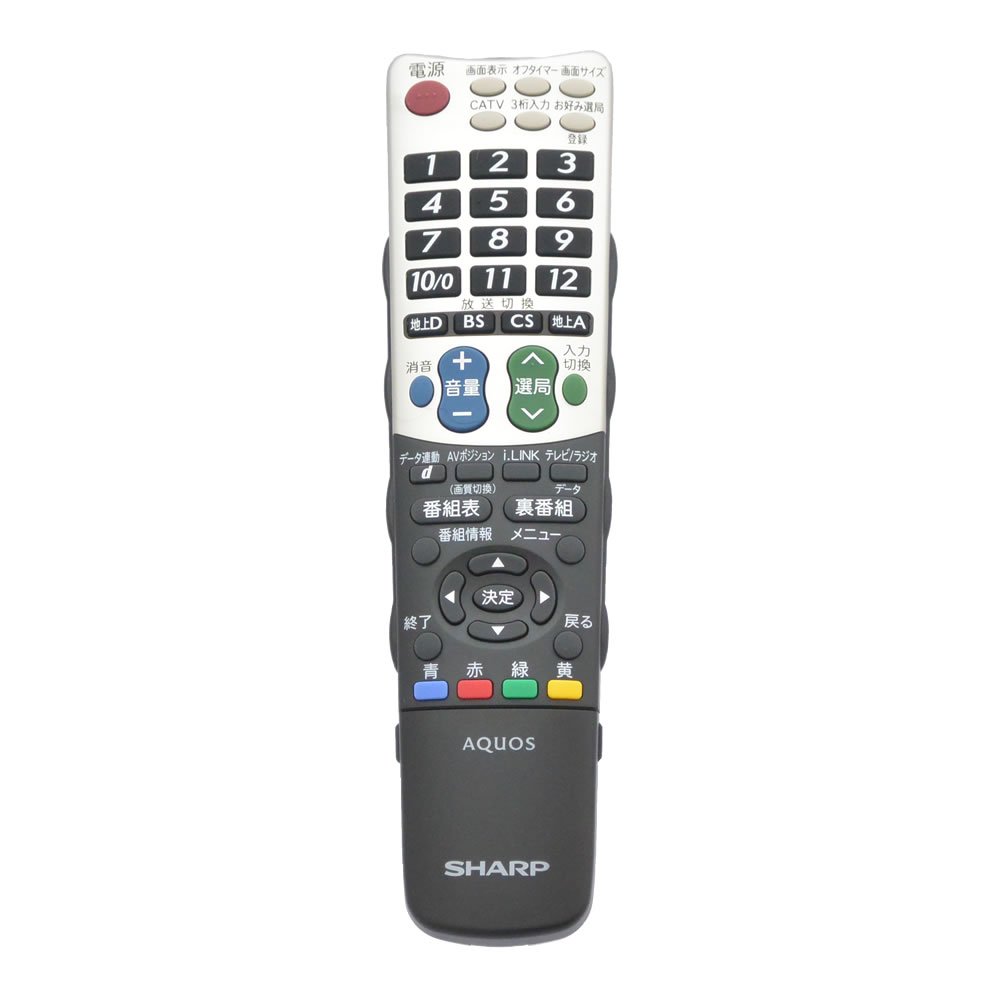 【中古】【人並み外れたに好いたらしい】小ざかしい 液晶テレビ受像機用遠隔操作 RRMCGB047WJN1(0106380405)