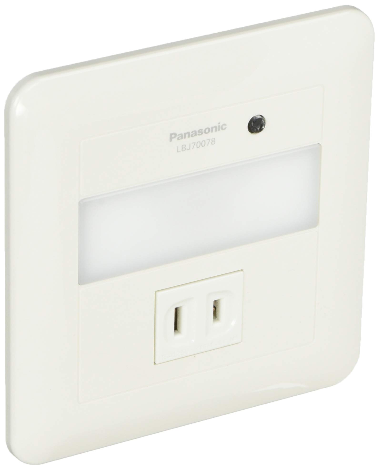 【中古】【非常に良い】パナソニック (Panasonic) LEDフットライト 電球色 コンセント付 LBJ70078