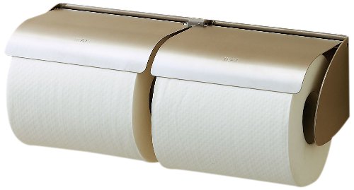 【中古】【非常に良い】LIXIL(リクシル) INAX トイレ用 横2連式紙巻器 ステンレス(ヘアライン) CF-12SW｜ドリエムコーポレーション