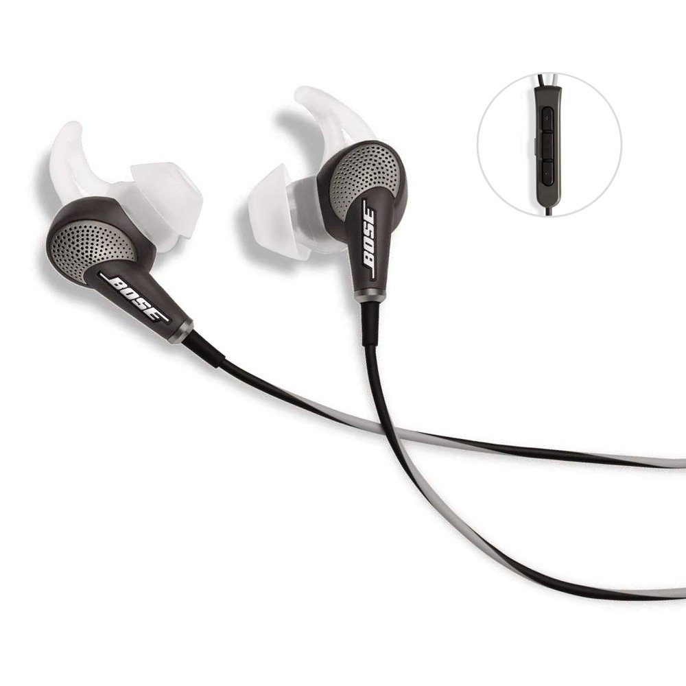 【中古】【非常に良い】Bose QuietComfortシリーズ イヤホン ノイズキャンセリング iPhone iPod iPad対応リモコン マイク付き QuietComfort20i