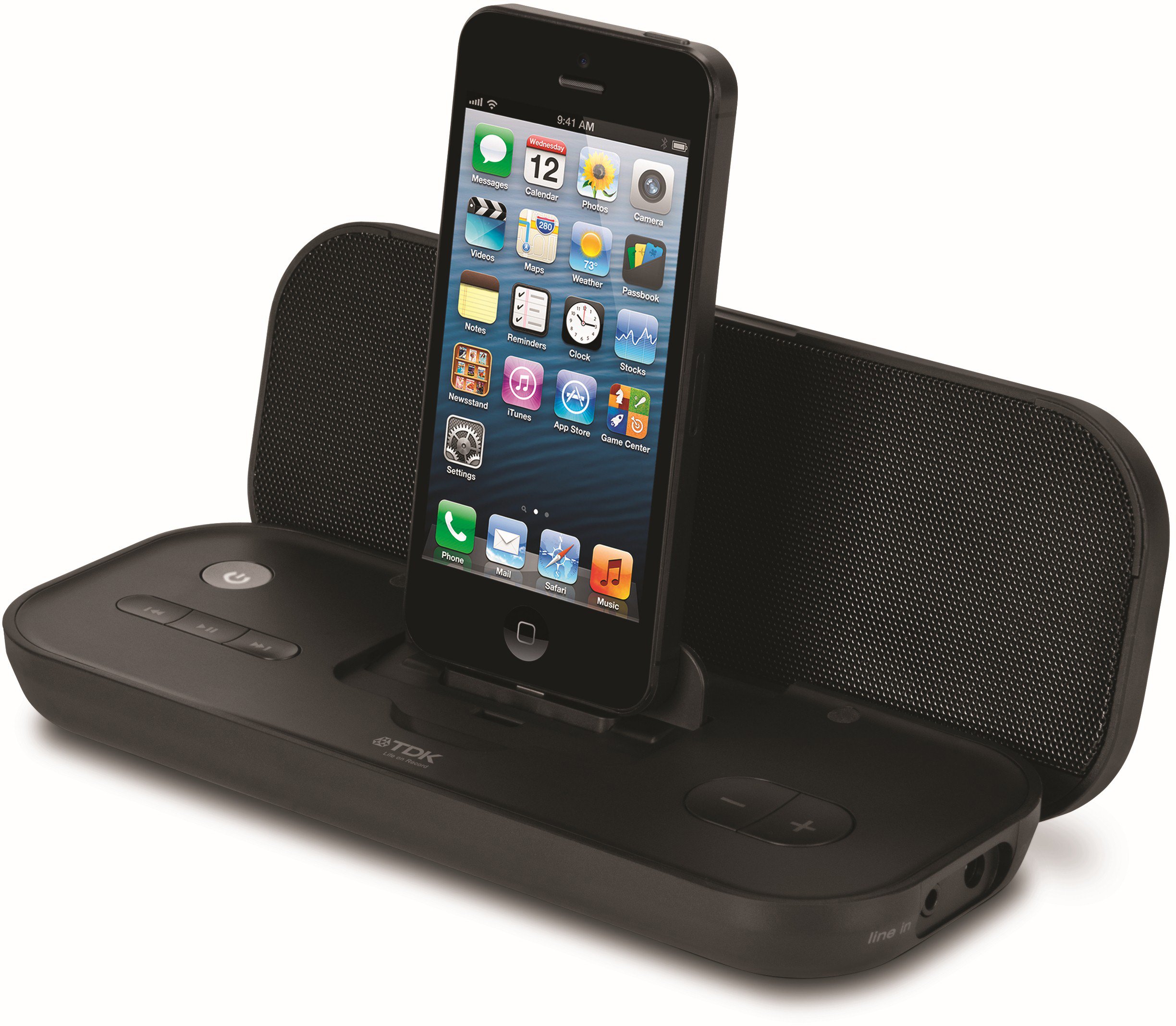 【中古】【人並み外れたに似つかわしい】TDK LoR Lightning繋ぎ相応う iPod iPhone用ドック付き添い人 折りたたみ式 携帯型 旅行金棒引き TAC3122N