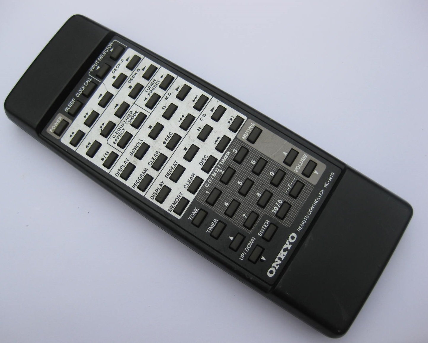 【中古】【非常に良い】オンキョー オーディオリモコン RC-321S｜ドリエムコーポレーション