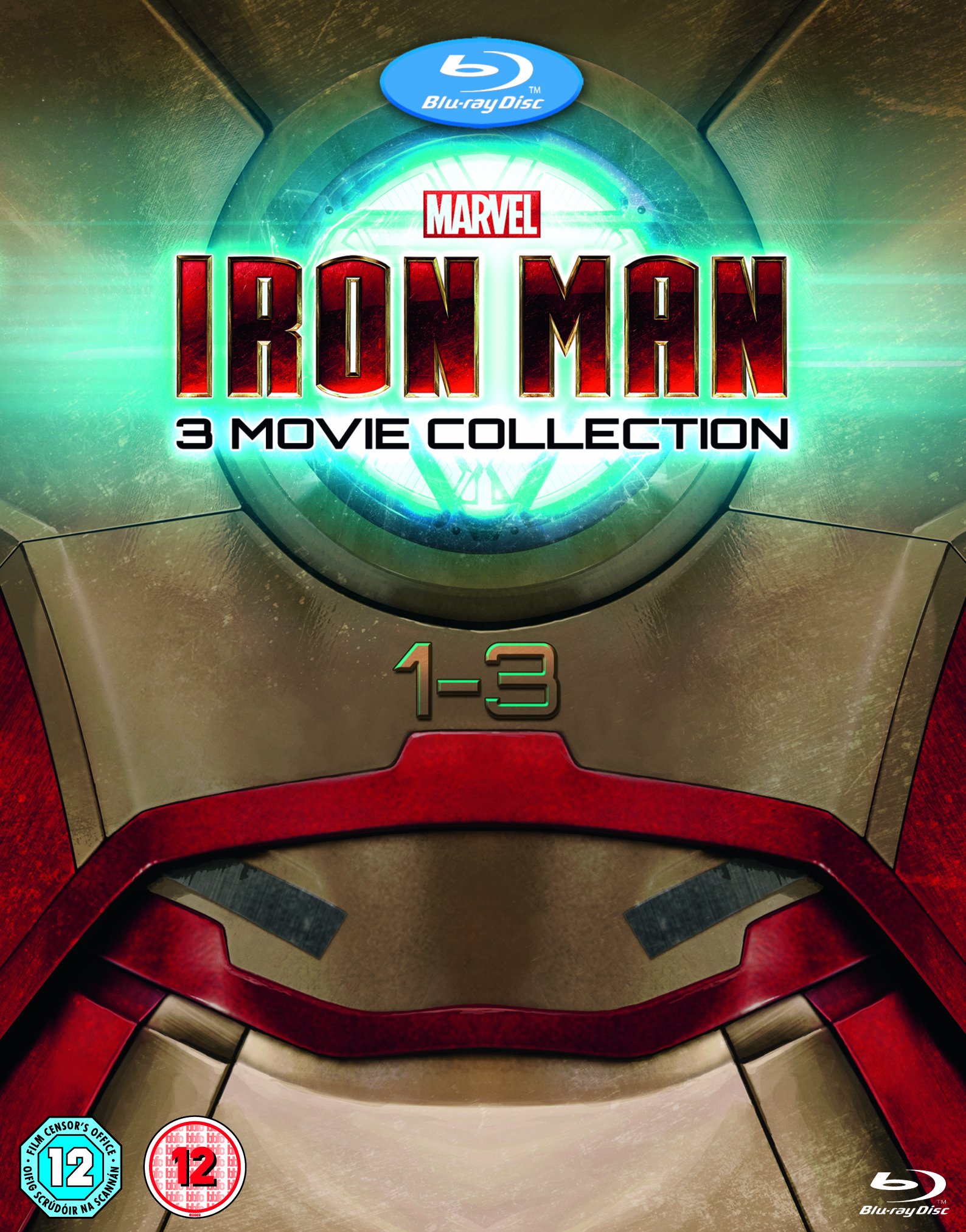 【中古】【非常に良い】Iron Man 1-3 Complete Collection [Blu-ray] [Import]
