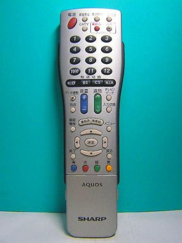 【中古】【非常に良い】シャープ テレビリモコン GA765WJSA