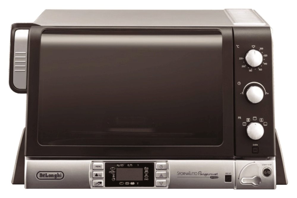 【中古】【人並み外れたに似つかわしい】デロンギ(DeLonghi) スフォルナトゥット・パングルメ コンベクションオーブン しろがね色/黒いこと EOB2071J