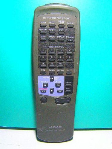 【中古】【非常に良い】アイワ オーディオリモコン RC-TN360D XG-360