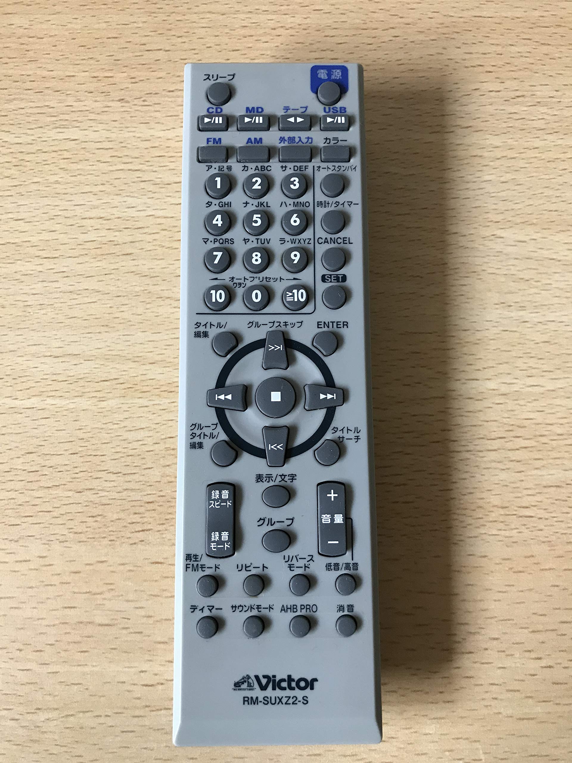 【中古】【非常に良い】ビクター オーディオリモコン RM-SUXZ2-S|ドリエムコーポレーション