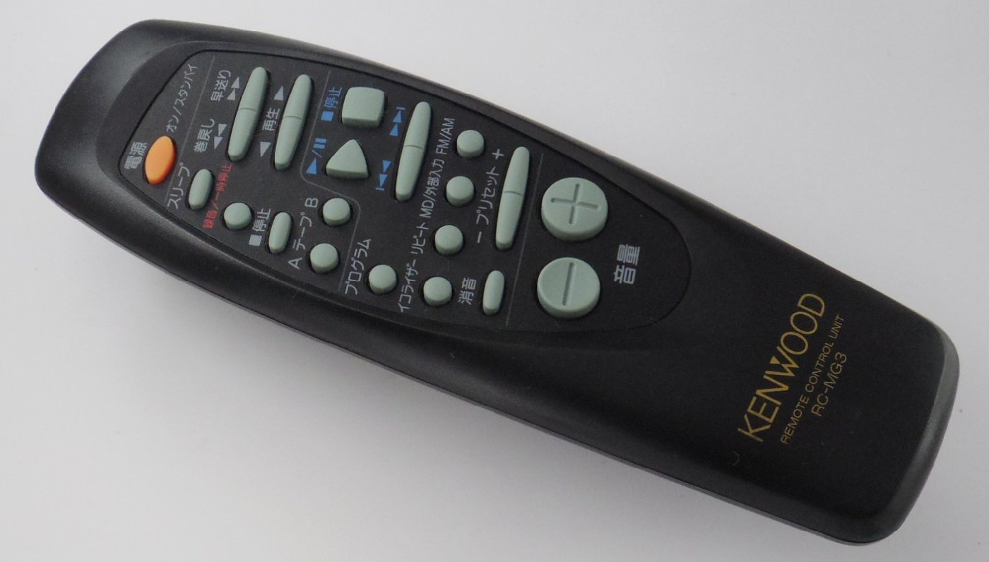 【中古】【人並み外れたに好いたらしい】ケンウッド オーディオ遠隔操作 RC-MG3